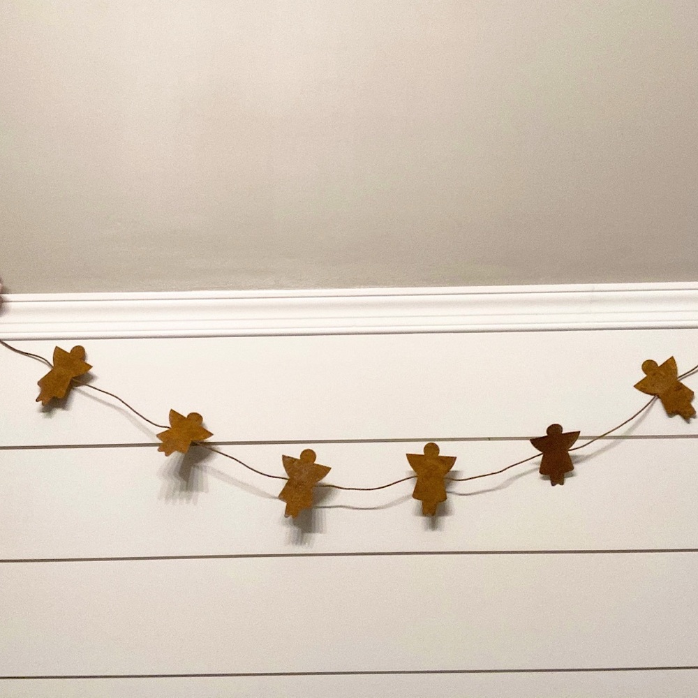 Final! Rustic Copper Angel Holiday Garland 10 ft. |